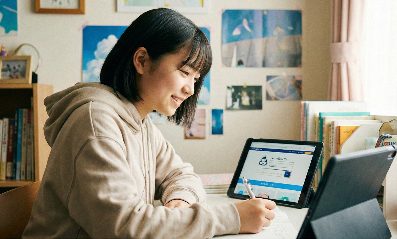 オンライン学習の様子